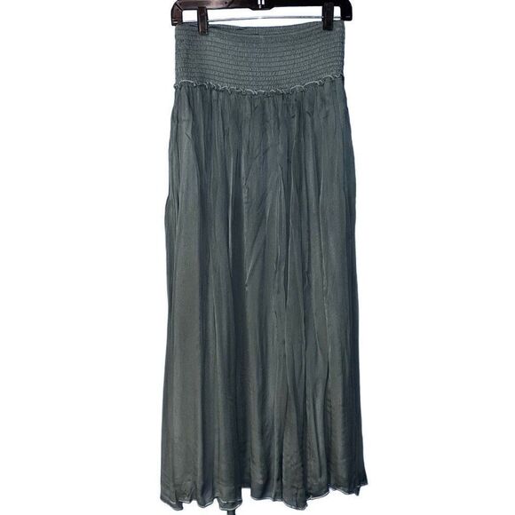 Free People sage green sleeveless strapless dress XS - Picture 4 of 9
